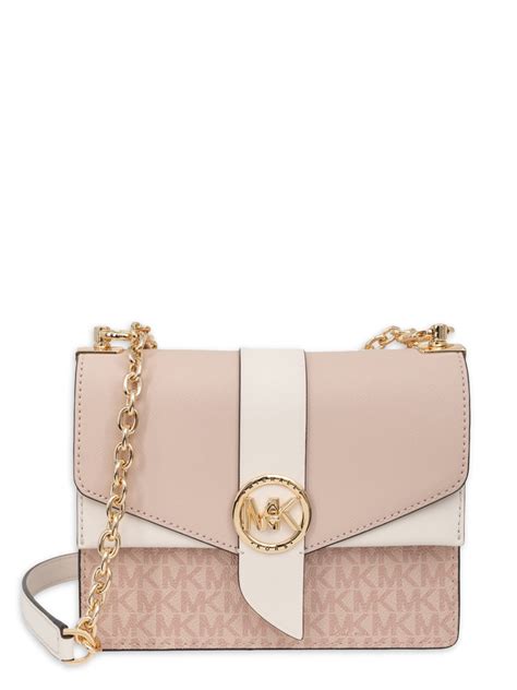 michael kors pink and white crossbody|michael kors purses hot pink.